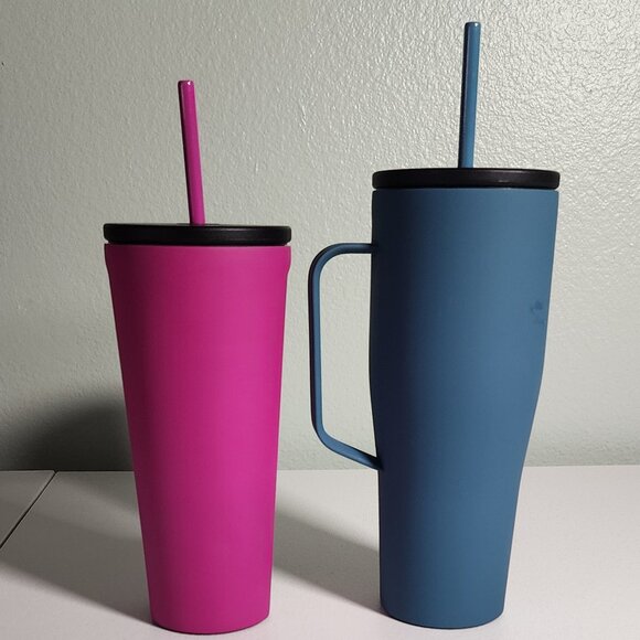 Two USED Corkcicle Cups (24 oz and 30 oz) - Picture 2 of 4